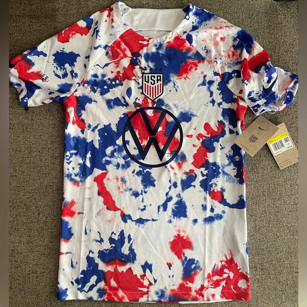 NWT Nike Dri-fit USA Pre-Match Training Soccer Jersey